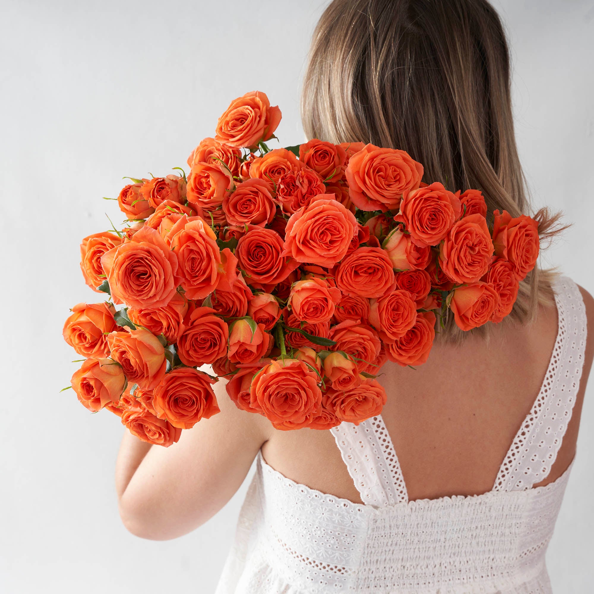 Orange Spray Roses