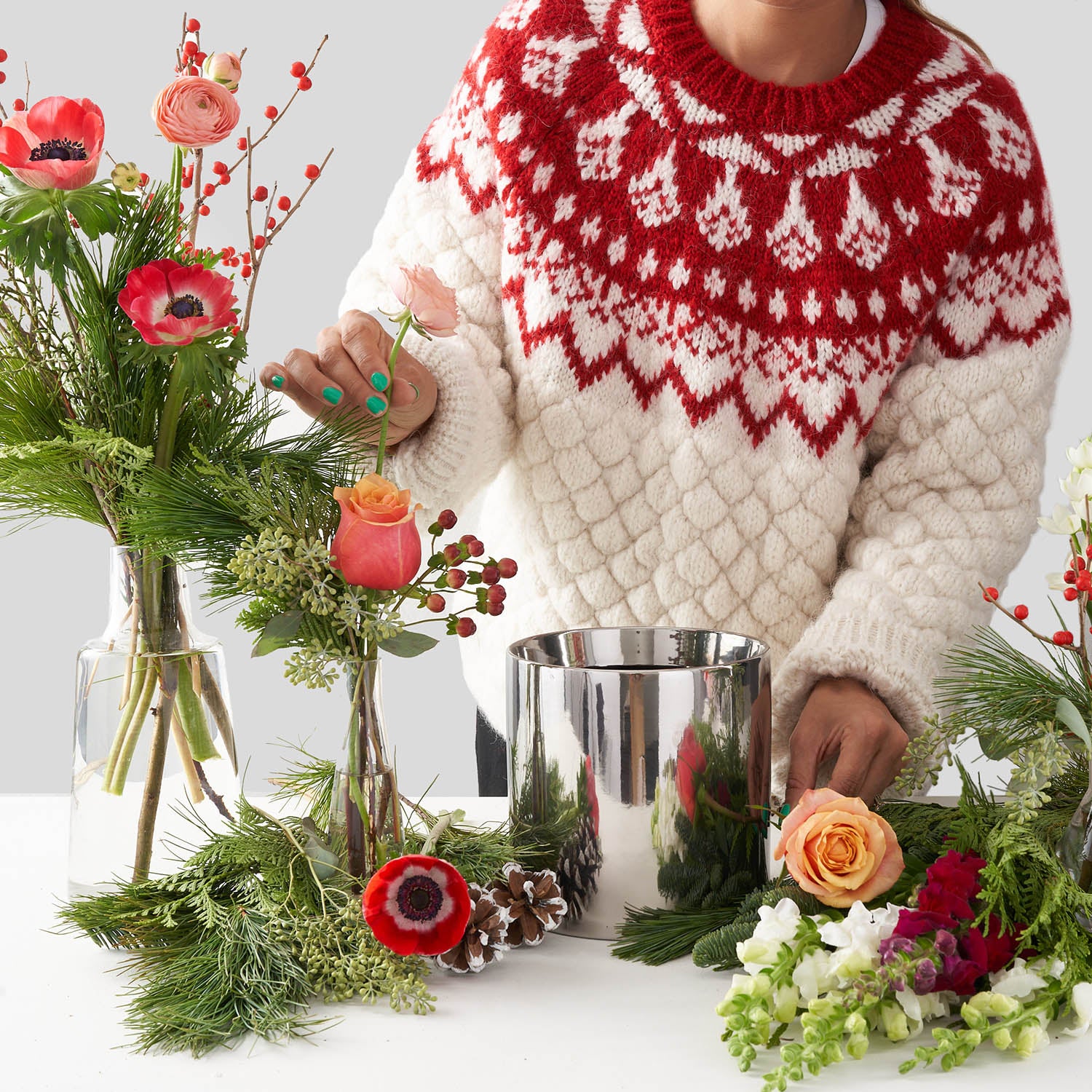 Holiday Designers Choice Vase Arrangement