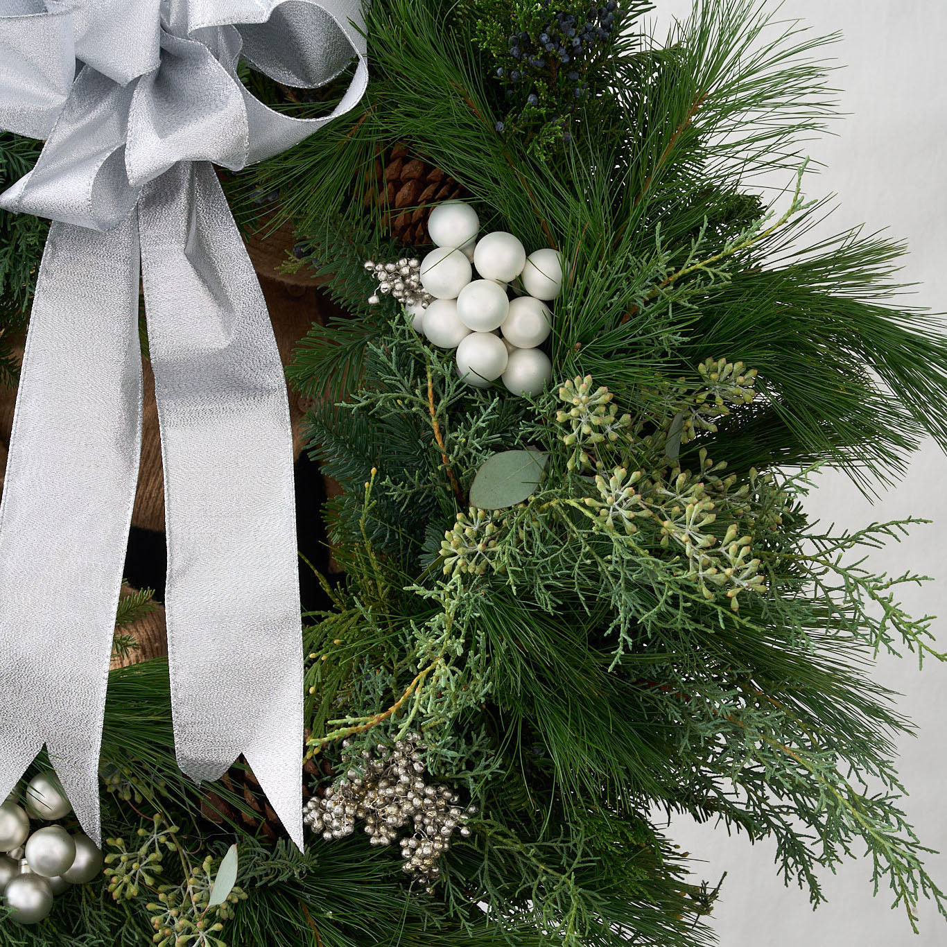 Tinsel Holiday Wreath